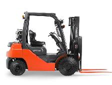 Toyota 8FGU25 4500 Lb Dual Fuel Forklift Rental - Free Delivery