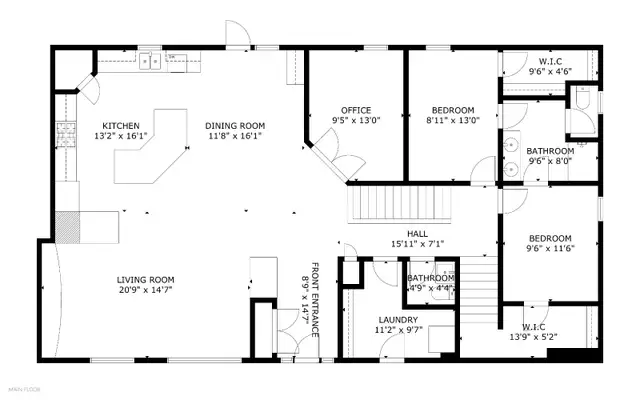 Beautiful 5 bedroom 3 bath home in Landmark - Photo 9