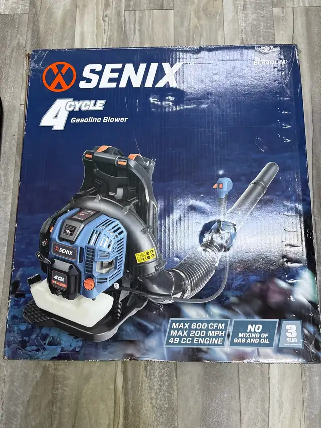SENIX 4 CYCLE GASOLINE LEAF BLOWER IN BOX