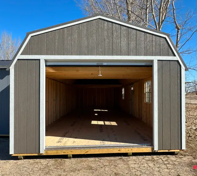 14x40 Lofted Garage - 50 Year Siding/5% OFF/Delivery 4-5 Weeks