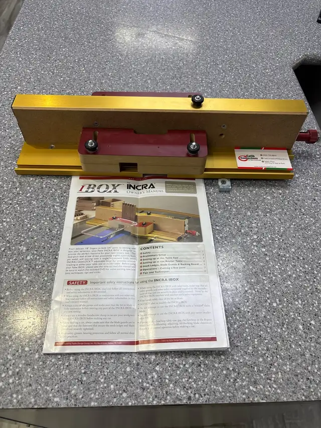 IBOX by INCRA BOX JOINT with MANUAL