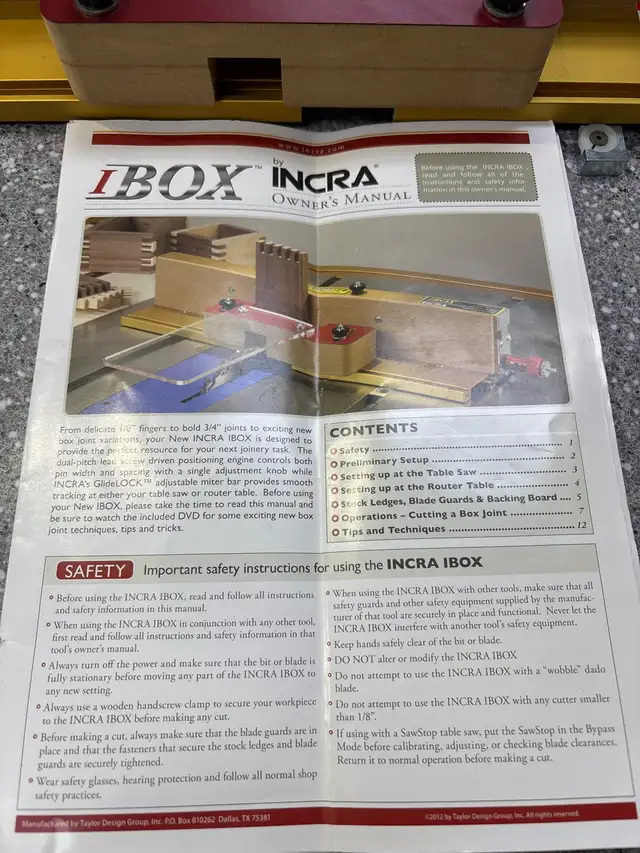 IBOX by INCRA BOX JOINT with MANUAL - Photo 3