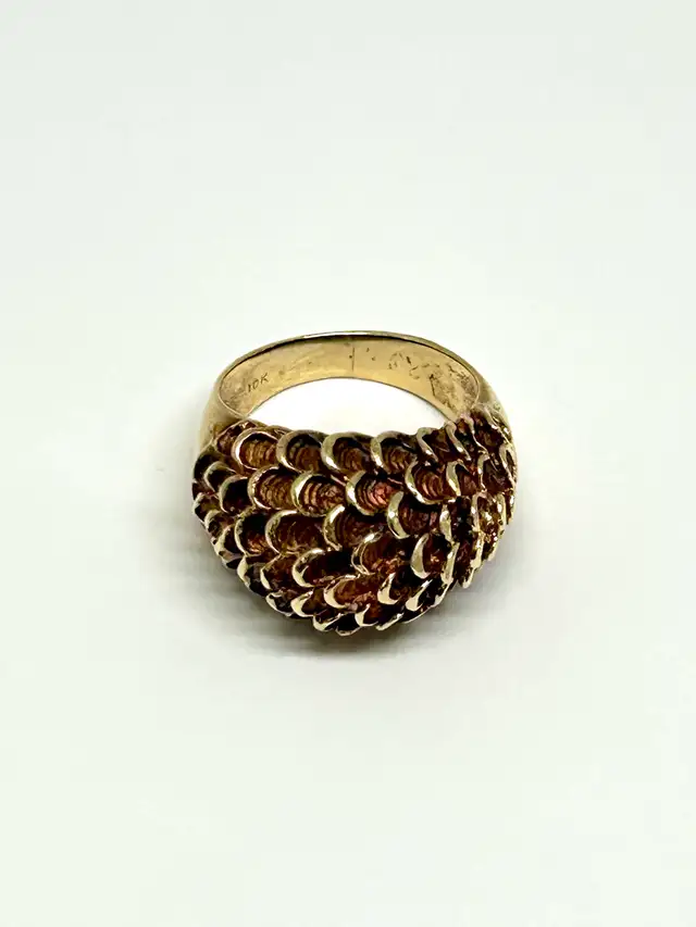 Textured Bombé Ring