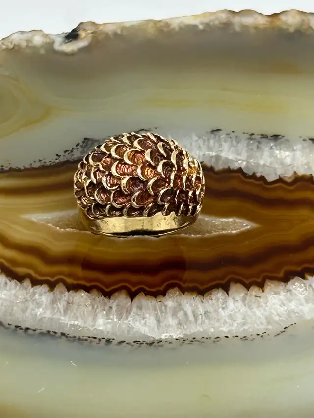 Textured Bombé Ring - Photo 3