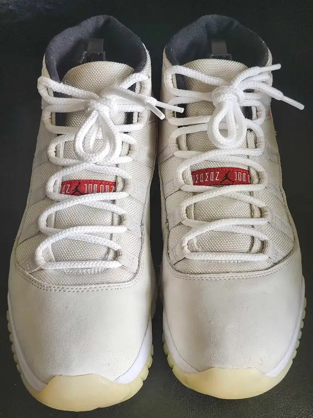 JORDAN 11'S 'PLATINUM TINT ' MEN'S SIZE 11 US - Photo 2