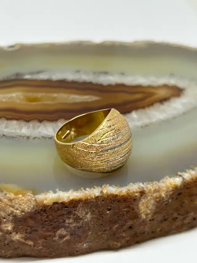 Textured Dome Ring - Photo 5
