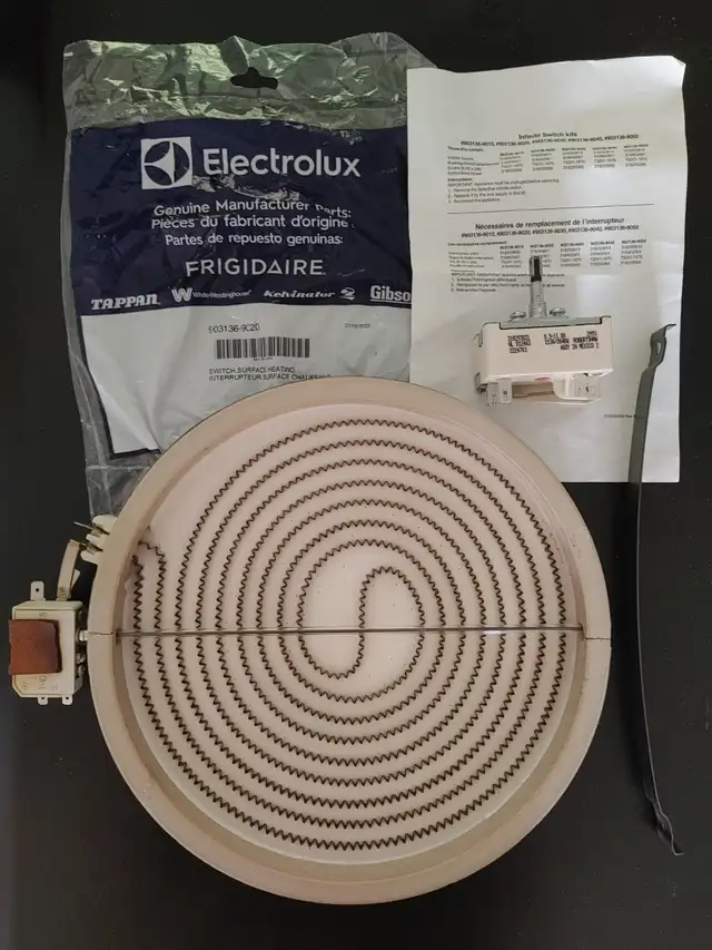 Infinite Switch   Radiant element 8' 9' 12' FRIGIDAIRE / KENMORE - Photo 3