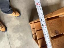 Free delivery used Wooden Shelf Unit - Photo 9