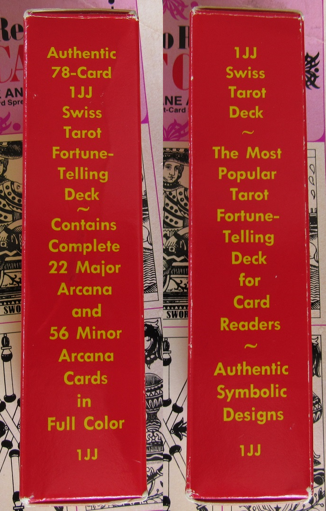 1JJ Swiss Tarot cards with books - Photo 3