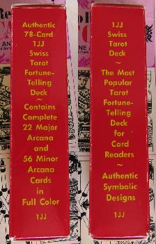 1JJ Swiss Tarot cards with books - Photo 3