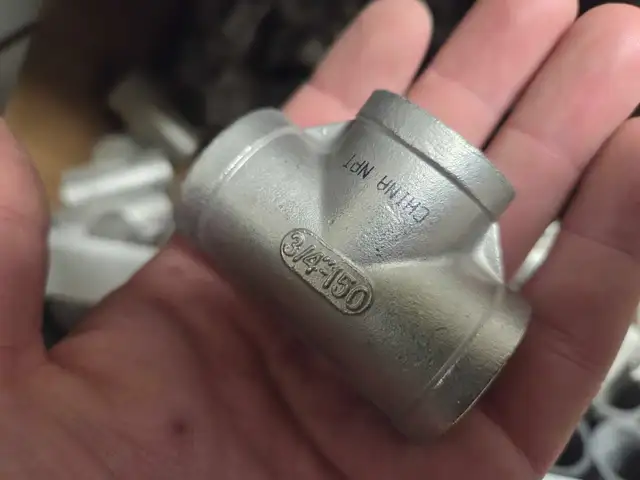 3/4' Stainless Tee