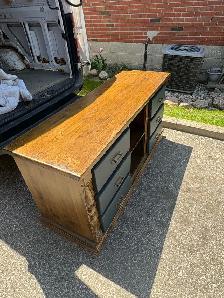 Free delivery Wooden dresser Solid Oak with 6 drawers - Photo 4