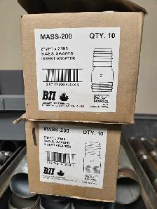 2' MPT X 2' INS Stainless Insert Adapter