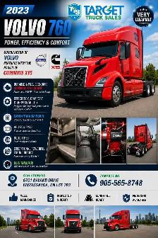 2023 Volvo 760 For Sale - With Cummins X15 Engine