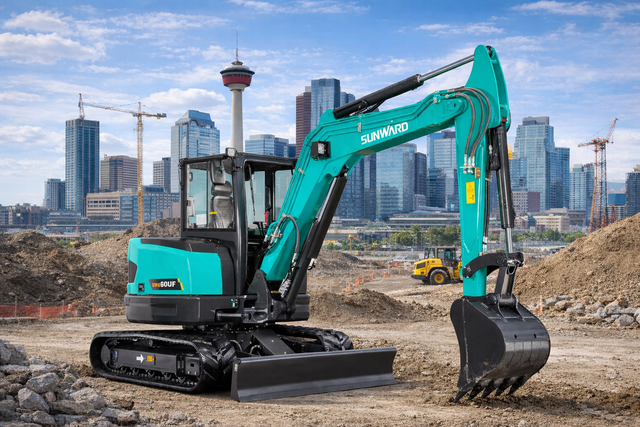 TAKE ON BIGGER JOBS WITH THE SWE60UF EXCAVATOR