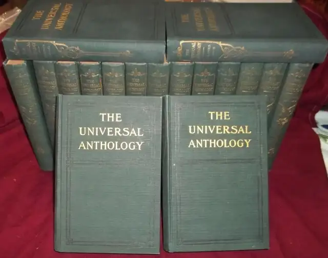 1899 The Universal Anthology. 33 Volumes. 500 sets printed
