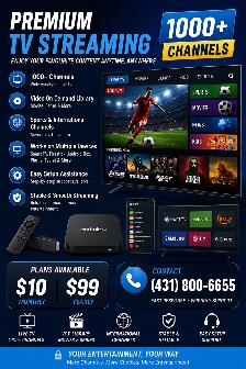 Live TV & Entertainment Service for Smart TVs and Firestick