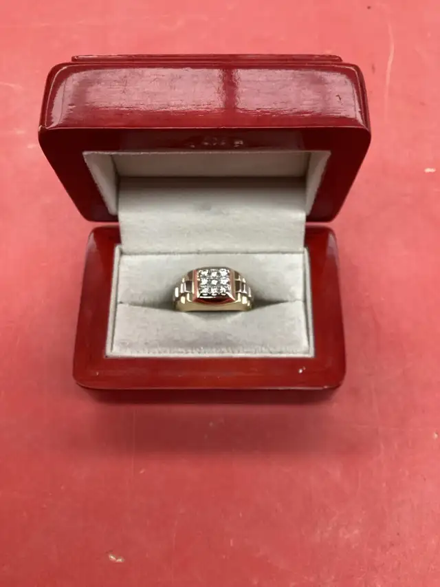 bague pour homme avec diamants - Photo 2
