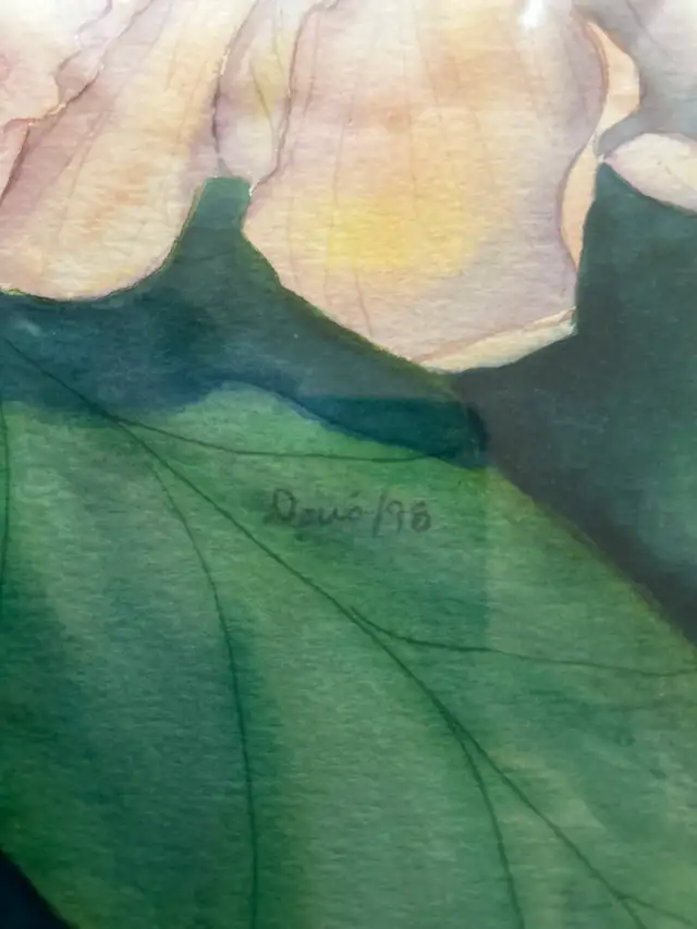 ONE ORIGINAL WATER COLOR PAINTING FOR SALE - Photo 2