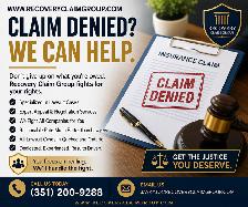 Suing a Company? Denied ?  Recovery Claim Group helps you