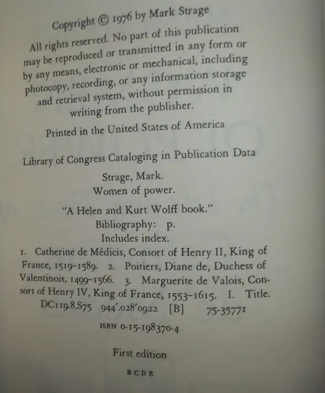 Women of Power. Catherine De'Medici.First Edition - Photo 2