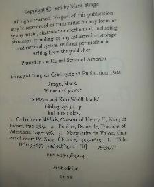 Women of Power. Catherine De'Medici.First Edition - Photo 2