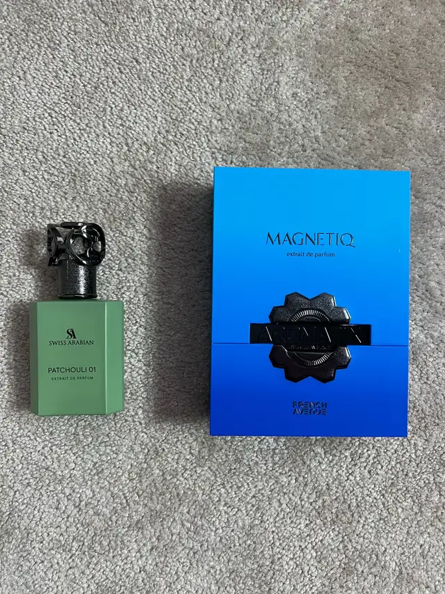 Swiss Arabian Patchouli 01 & French Avenue Magnetiq