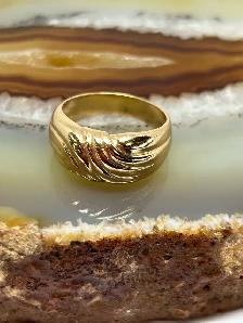 Swirl Striped Dome Ring - Photo 5