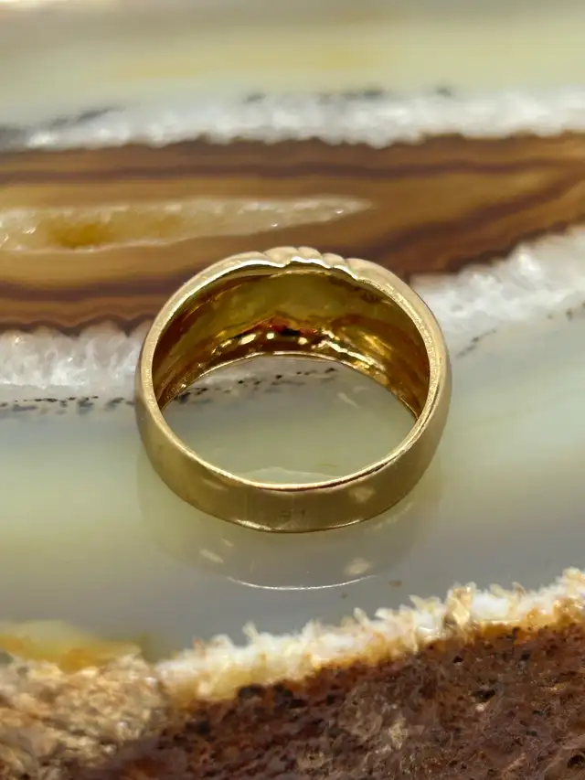 Swirl Striped Dome Ring - Photo 6