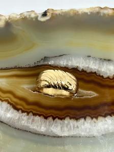 Swirl Striped Dome Ring - Photo 7