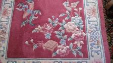LOVELY 42"X 69" HANDMADE ORIENTAL STYLE WOOL RUG