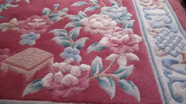 LOVELY 42"X 69" HANDMADE ORIENTAL STYLE WOOL RUG - Photo 7