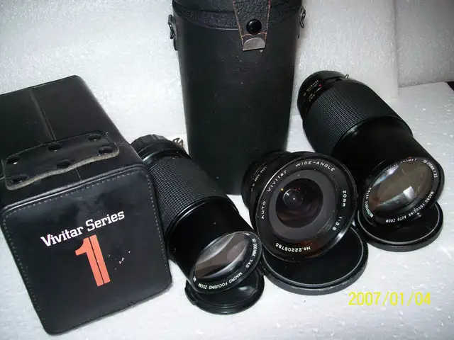 CAMERAS 35mmSLRsMINOLTA/PENTAX/KONICAwLENSES-$350LOT - Photo 3