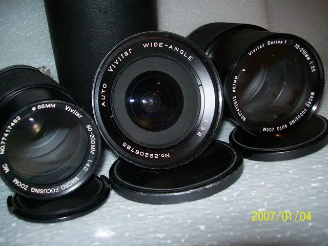 CAMERAS 35mmSLRsMINOLTA/PENTAX/KONICAwLENSES-$350LOT - Photo 4