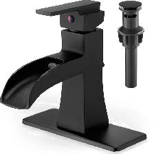 Brand New Black Bathroom Waterfall Faucet For Sale