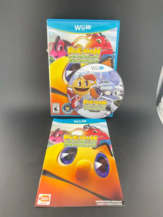 WII U PAC-MAN AND THE GHOSTLY ADVENTURES W/MANUAL