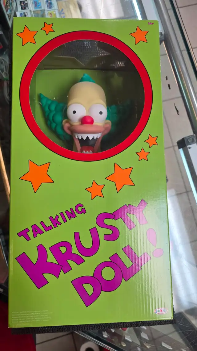 The Simpsons Talking Krusty Doll (NIB)