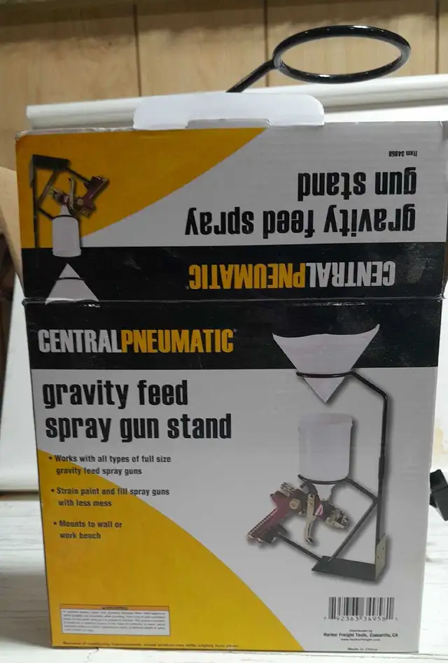 Central Pneumatic Spray Gun Stand