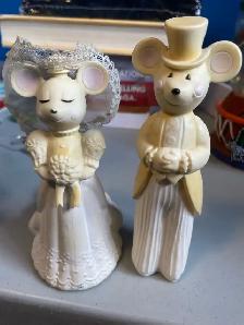 Avon Church Mouse Bride & Groom