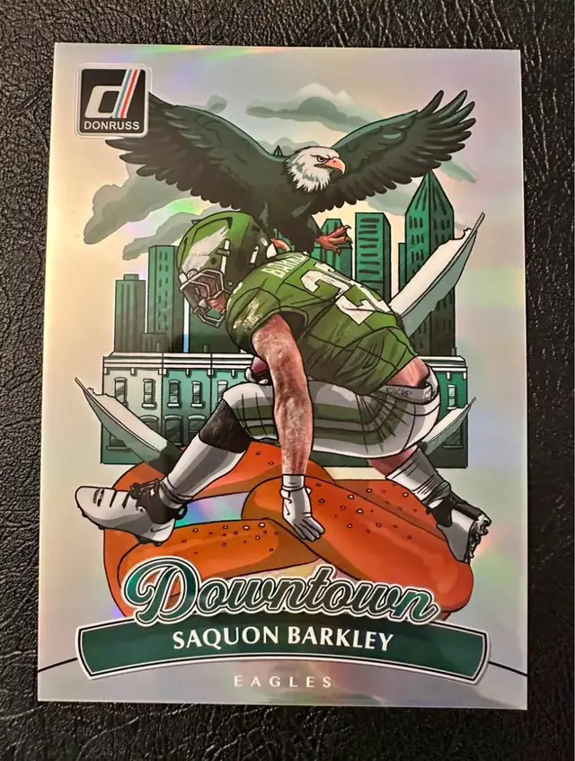 Saqoun Barkley downtown jumbo card - Photo 2