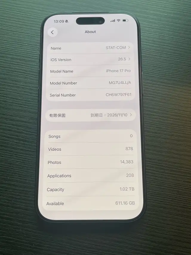 iPhone 17 Pro 1TB Navy Blue - Photo 4
