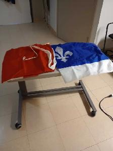 Drapeaux du Québec et du Canada