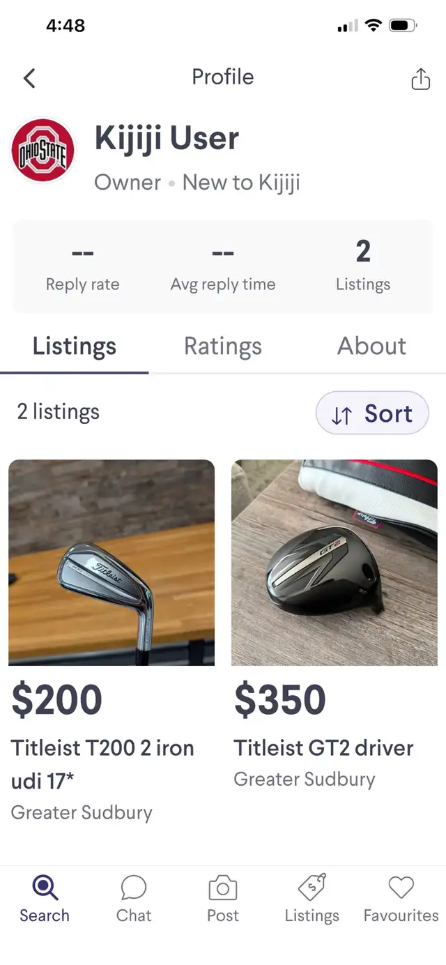 scammer - Josh Martella titleist gt1 gt2 gt3 gt4 - Photo 2