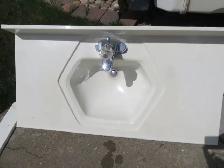 VANITY TOP with BANJO EXTENSION