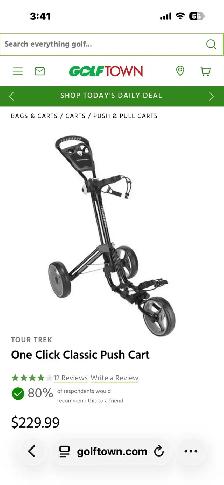 Tourtrek golf push cart - Photo 10