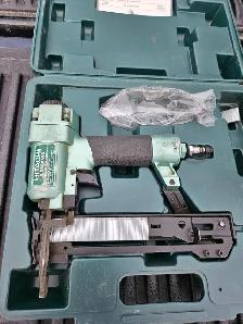 Hitachi 1/4 inch narrow crown stapler, 18 gauge, $ 80