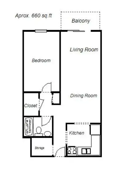 1 Bedroom Zulich Managed Apartment Available July 1st - Photo 12