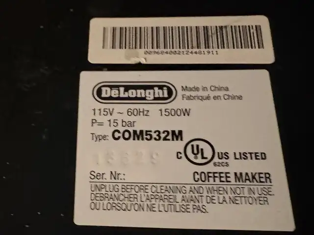 Free delivery used like new DeLonghi All-in-One Combination - Photo 3