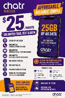 PREPAID MOBILE PHONE PLANS $25 get you 20 GB