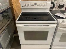 Cuisinière blanche vitrocéramique LG